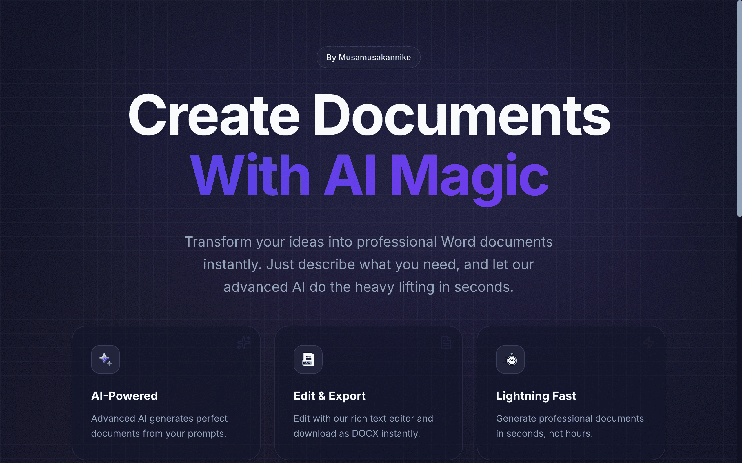 AI Word Processor